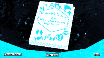Planter's Diary Title Screen